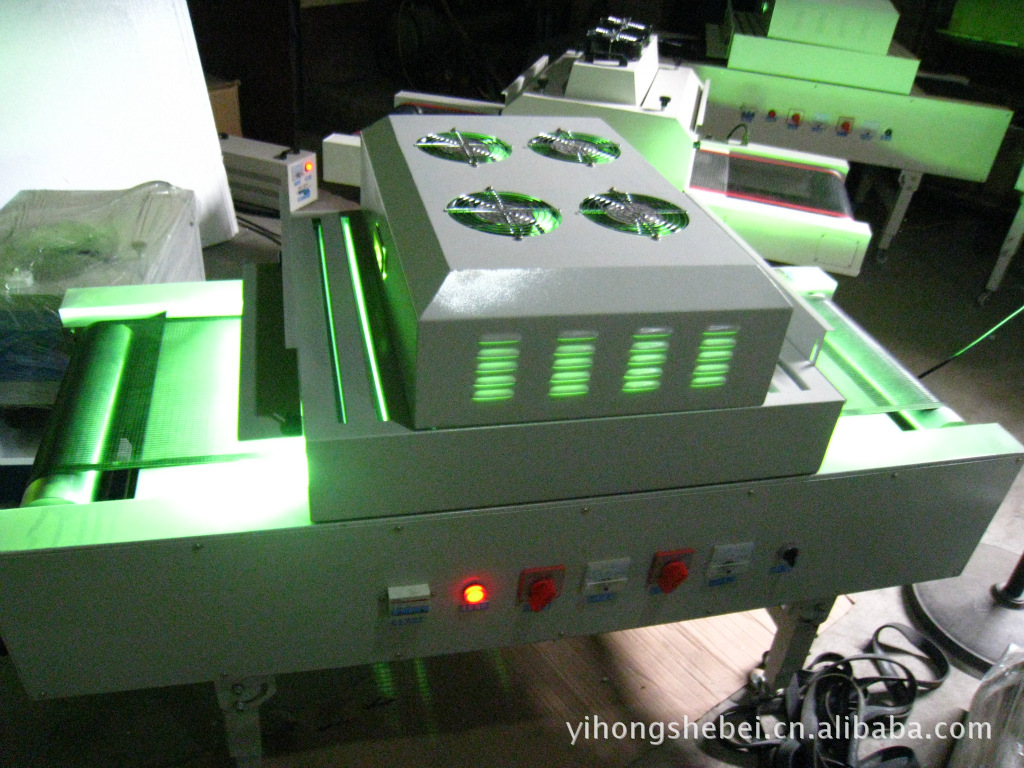 输送带光固化机_厂家现货供应uv固化炉600宽3kw2灯uv光固化
