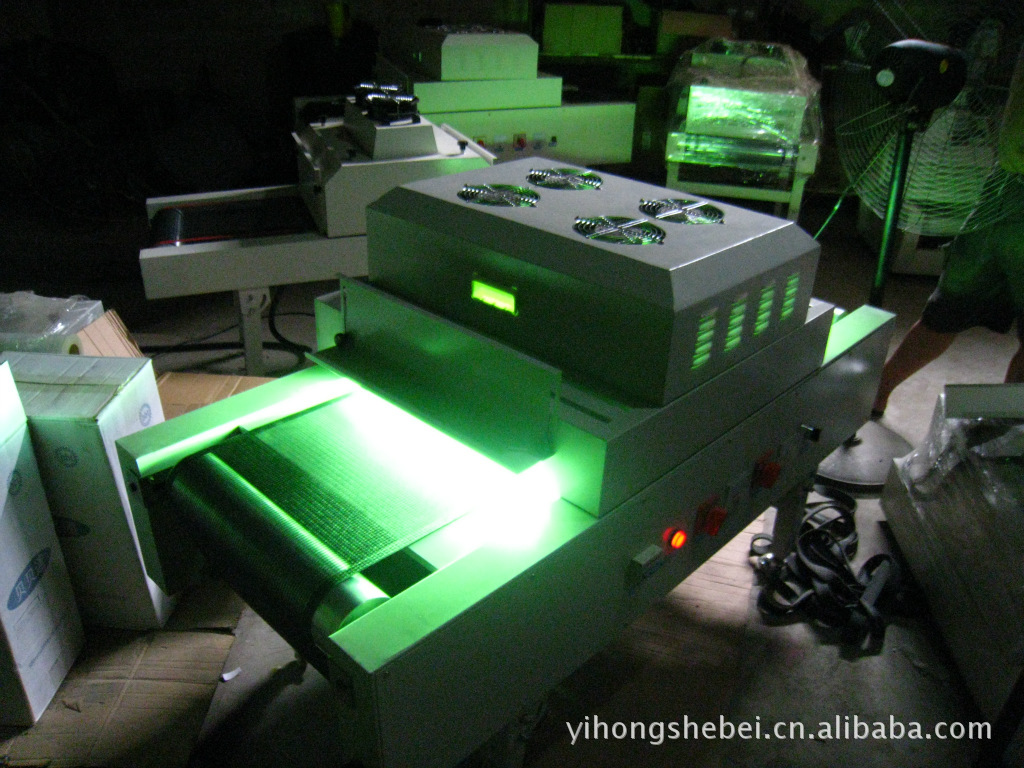 输送带光固化机_厂家现货供应uv固化炉600宽3kw2灯uv光固化