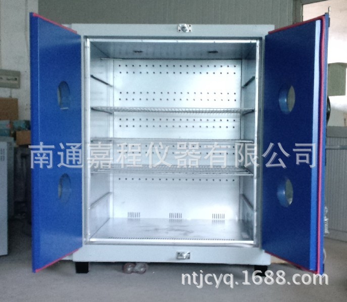 电热鼓风干燥箱_直销jc101-5ad工业烤箱恒温鼓风干燥箱双开门工业烘箱