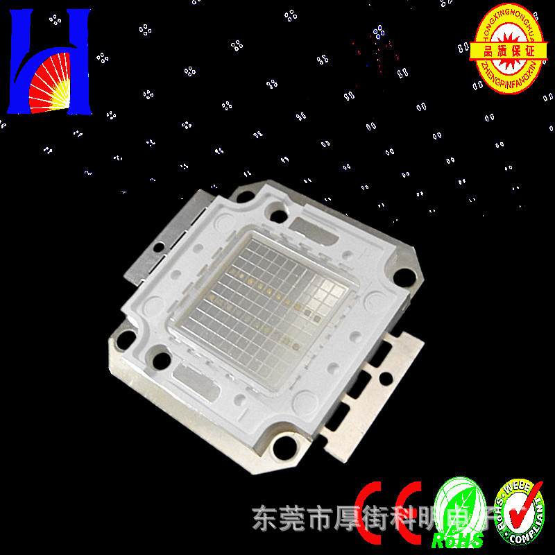 uvled灯珠_厂家供应UVled灯珠20W紫光波长415-420nm10串2并大功率集成