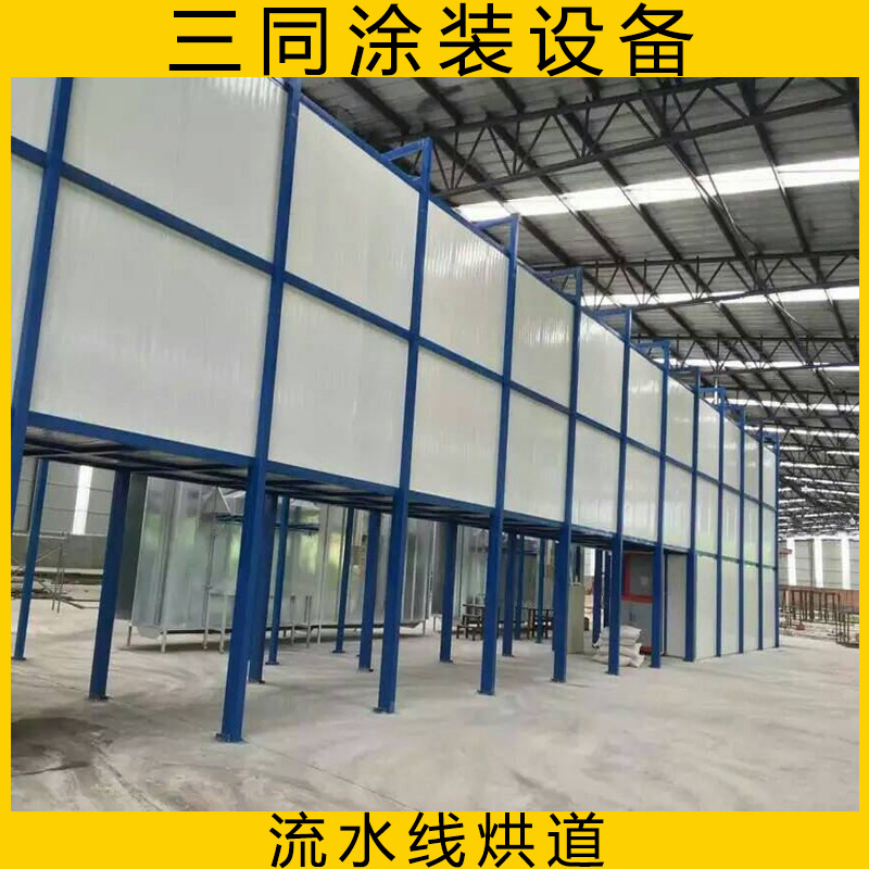 烤漆设备_定制五金产品烘道烤漆房隧道炉固化炉高温加热喷塑房烤箱设备
