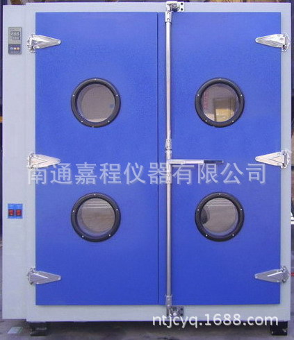 电热鼓风干燥箱_直销jc101-5ad工业烤箱恒温鼓风干燥箱双开门工业烘箱