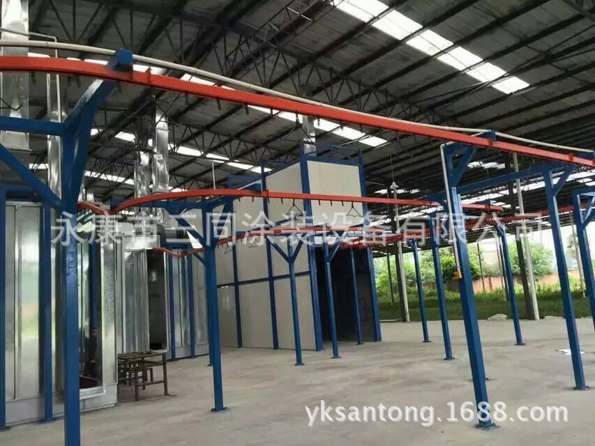 涂装设备_涂装设备厂家悬挂烘干流水线烤漆烤粉隧道式烘箱