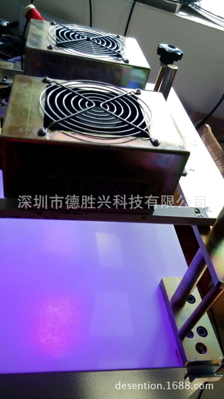 传送带隧道式uvled光固机80*80mm面光源395nmLEDUV面光源