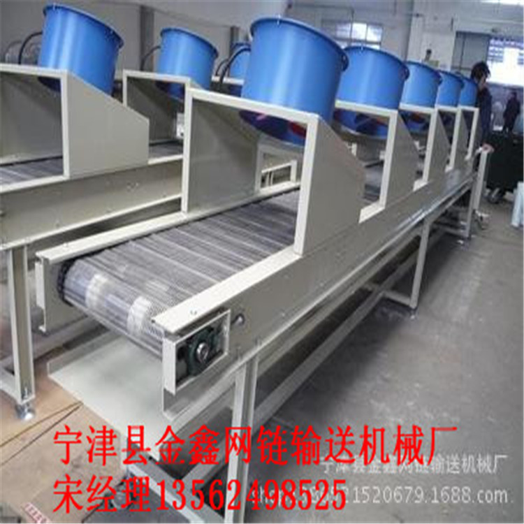 输送机_不锈钢网带烘干输送机速冻食品加工输送机隧道炉烘干线