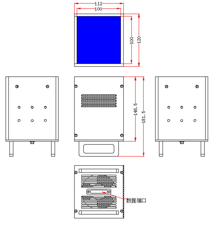 胶水固化设备_UVLED面光源UVSF-100×100-UV胶水固化设备厂家直销