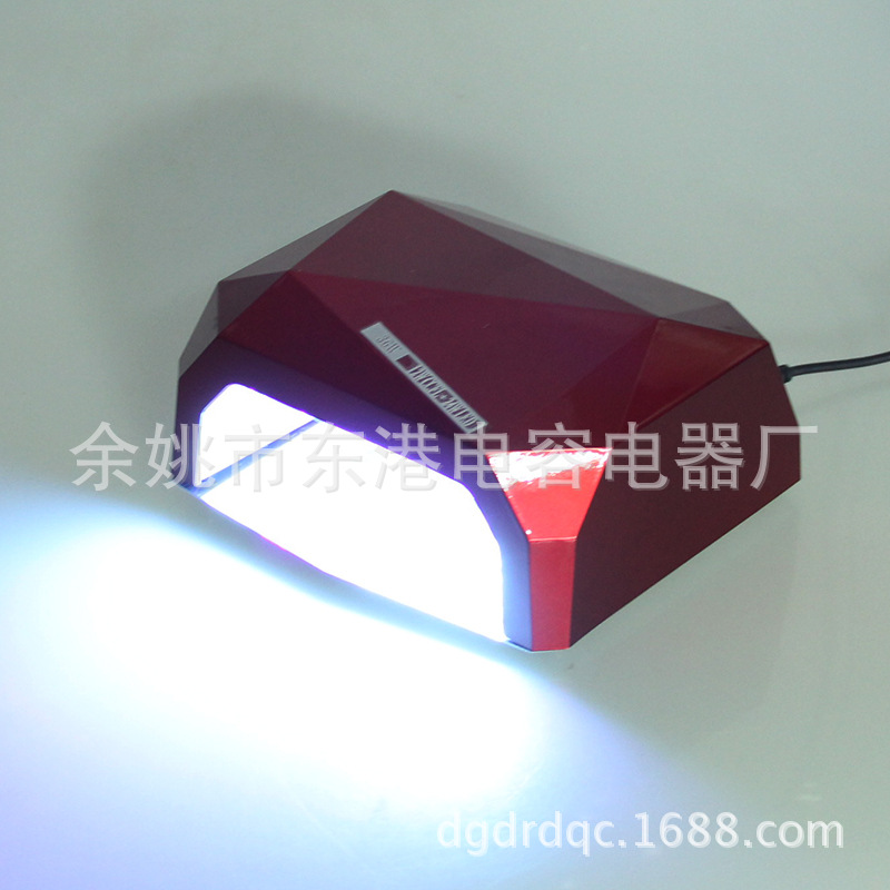 钻石型uvled灯_美甲灯厂家批发18W钻石型UV+LED灯美甲灯