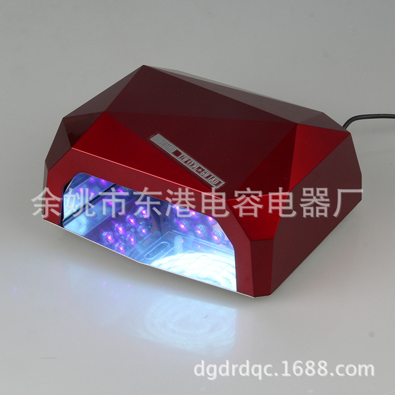 钻石型uvled灯_美甲灯厂家批发18W钻石型UV+LED灯美甲灯