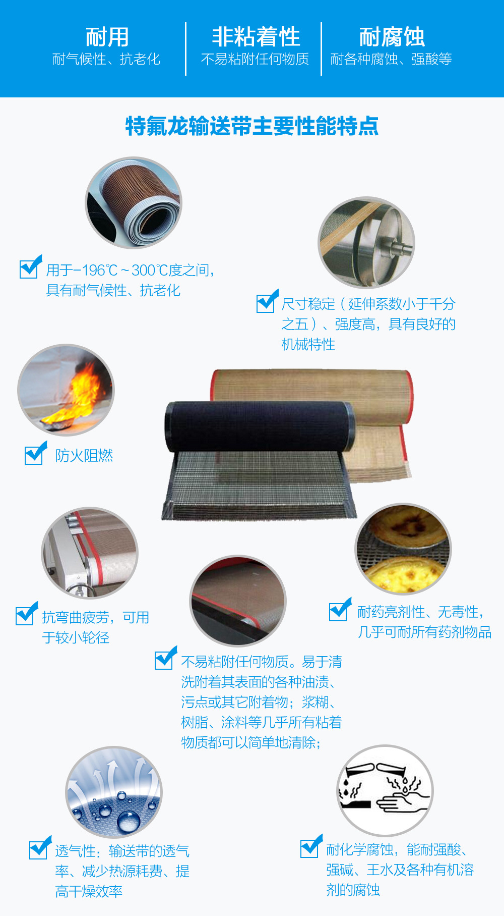烘箱特氟龙网格带_ptfe烘干网带烘箱特氟龙网格带输送带铁氟龙耐高温网格带