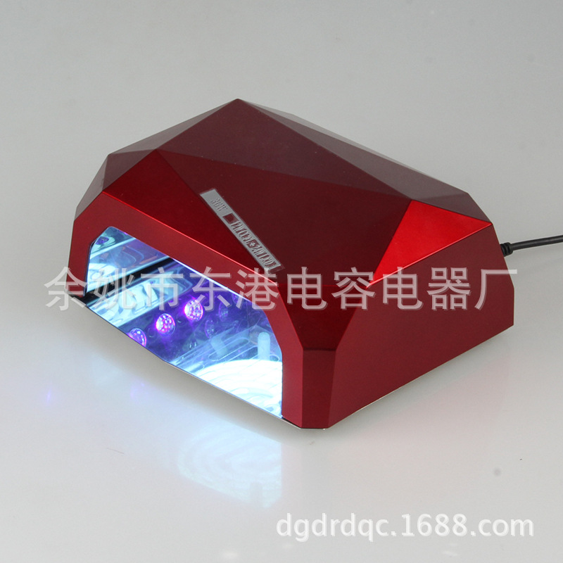 钻石型uvled灯_美甲灯厂家批发18W钻石型UV+LED灯美甲灯