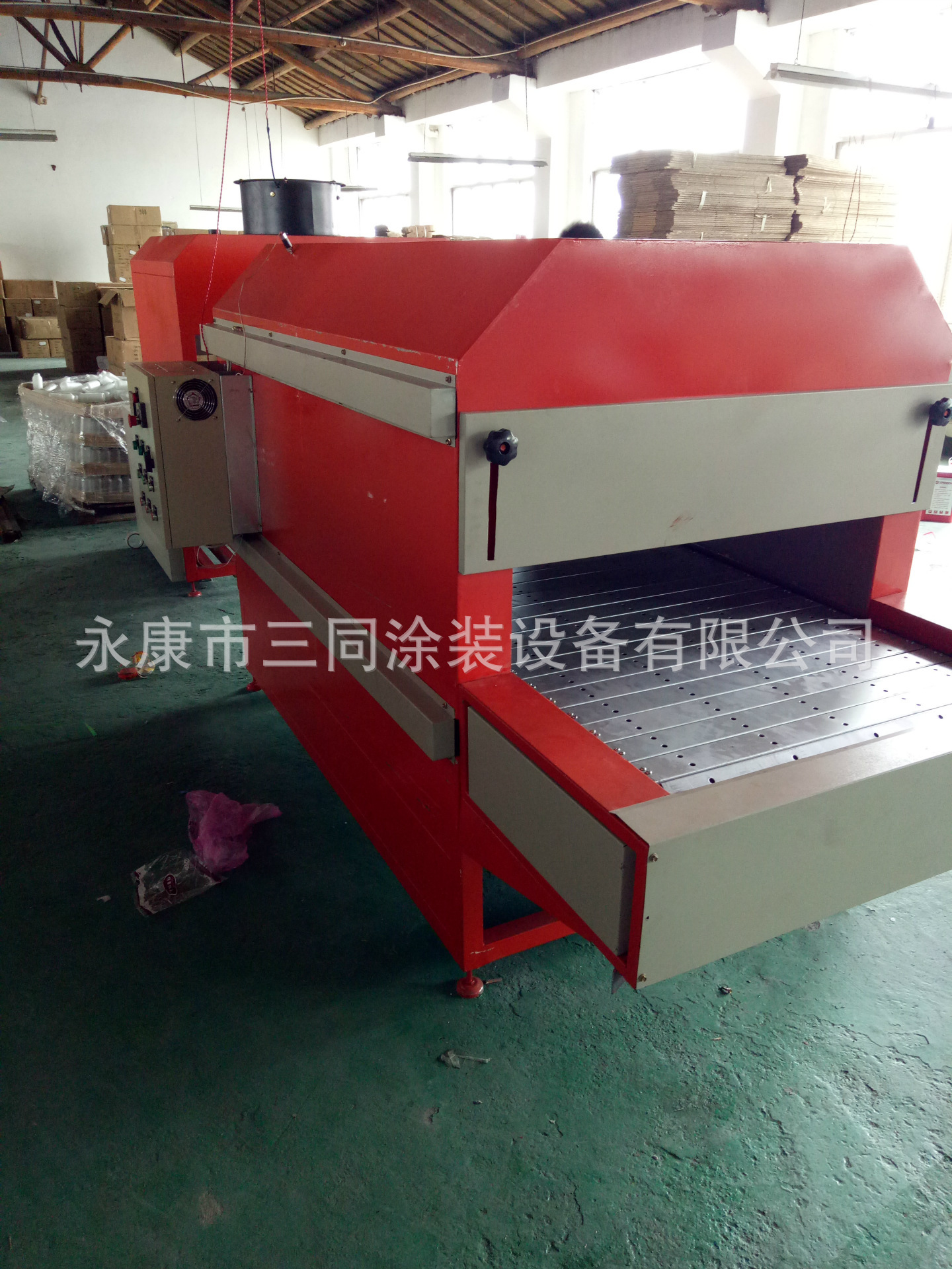 烤漆设备_定制五金产品烘道烤漆房隧道炉固化炉高温加热喷塑房烤箱设备