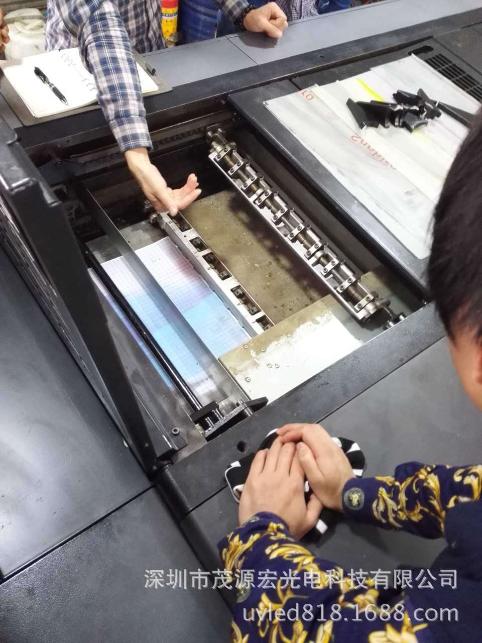 海德堡胶印机_uvLED海德堡CD-74/SM52胶印机UV加装固化干燥系统
