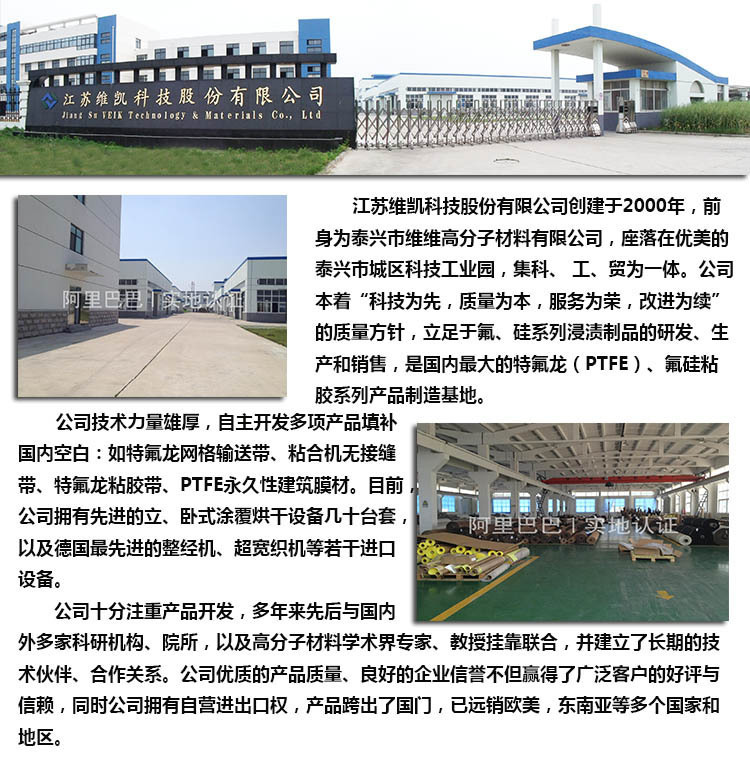 特氟龙网带_江苏维凯烘干机特氟龙网带6004网格输送带LTT