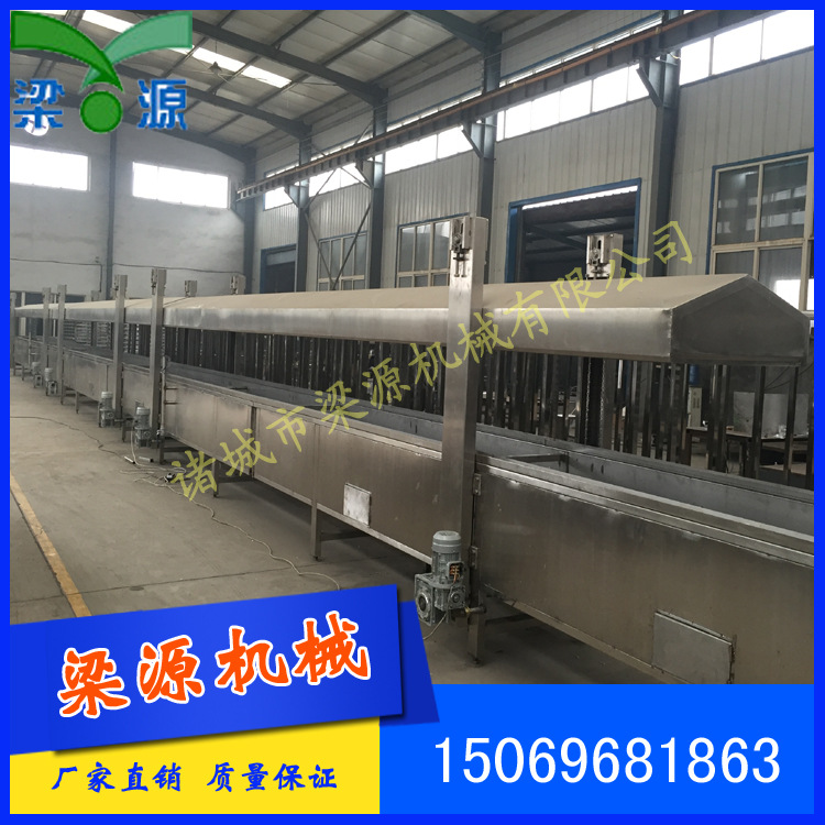 食品杀菌设备_全自动连续式肉排蒸汽隧道炉大型肉条蒸汽流水线大型连续式蒸炉