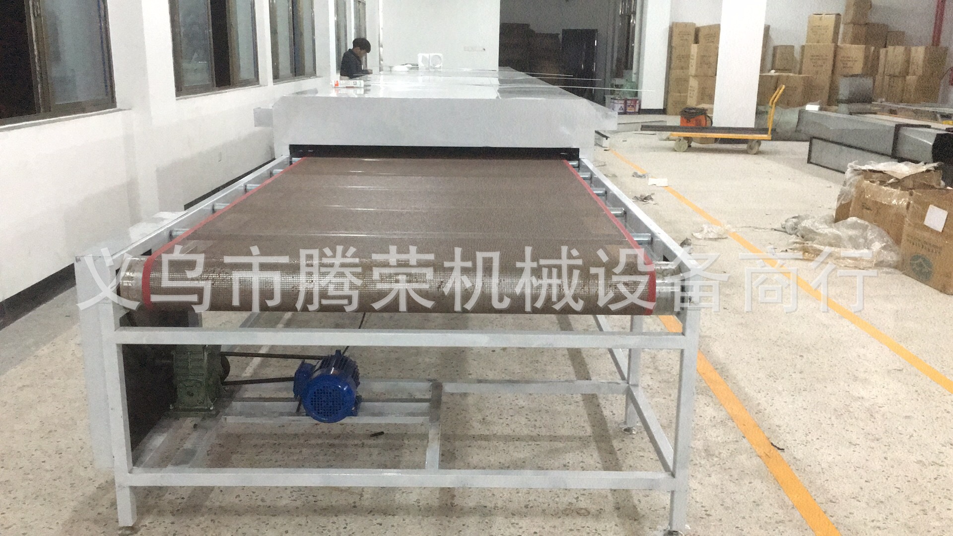 烘道流水线_腾荣机械定制紧身衣烘烤隧道炉烘道流水线烘干流水线