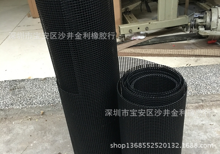 铁氟龙网格输送带_厂家直销4*4ptfe网带铁氟龙网格输送带特氟龙加工定制