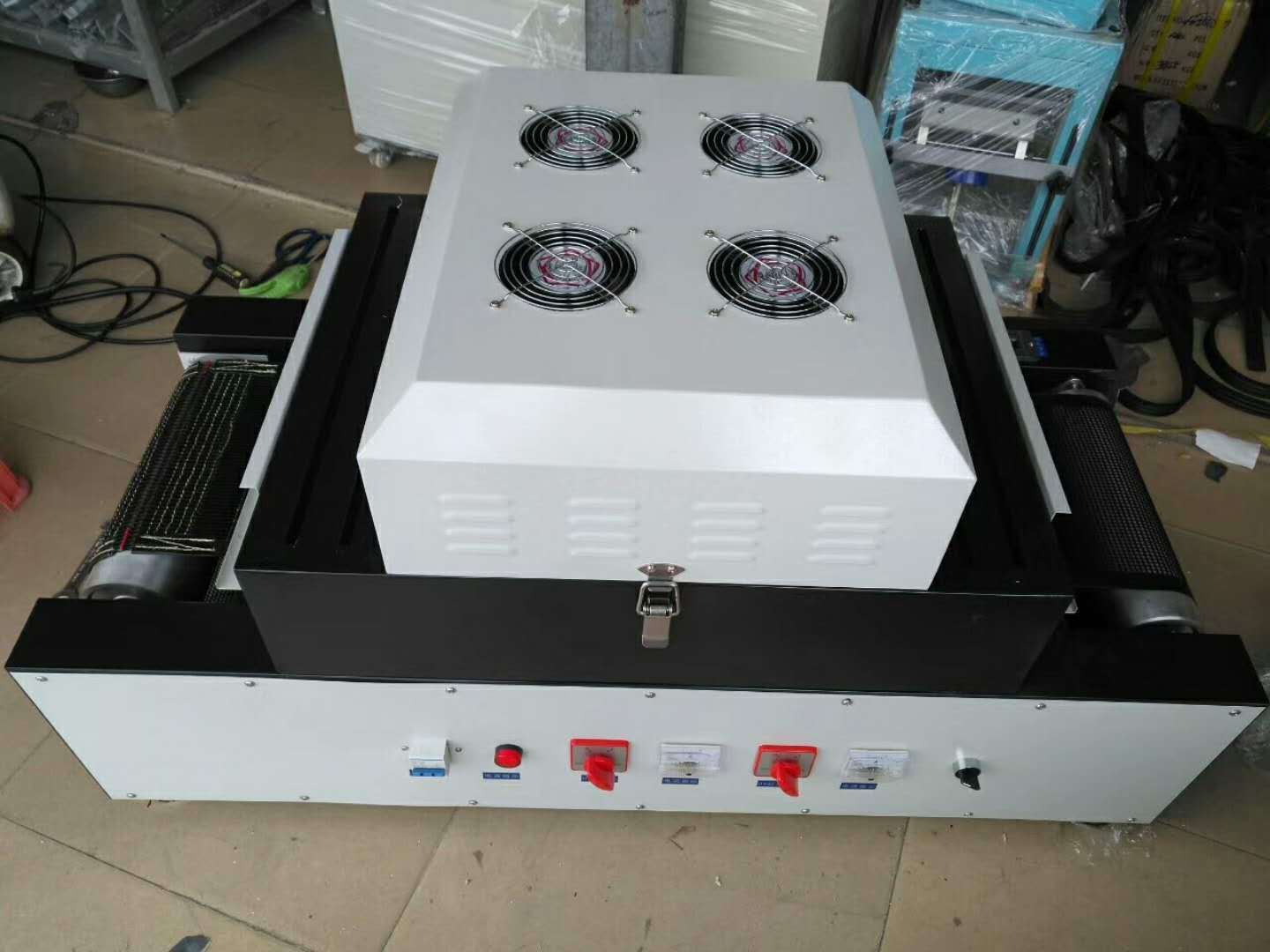 烘干流水线_小型多功能隧道炉烘干流水线烤干炉台式加热烤炉固化炉隧道式