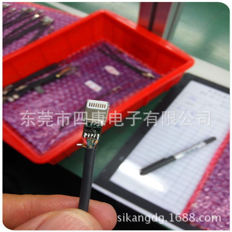 苹果数据线_苹果数据线type-c连接线双面低温leduv固化机