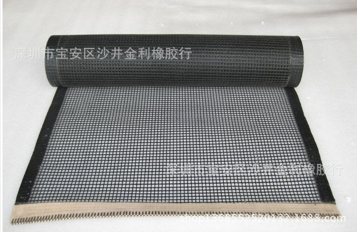 铁氟龙网格输送带_厂家直销4*4ptfe网带铁氟龙网格输送带特氟龙加工定制