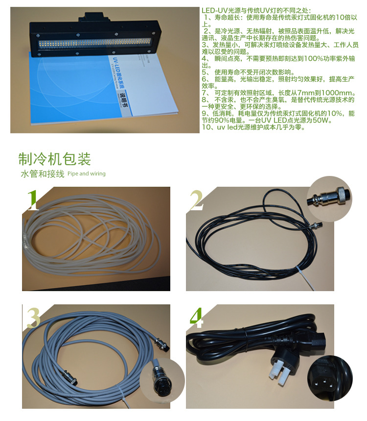 蓝盾leduv固化机系统喷涂装医疗电子粘接uvled固化灯面光源照射