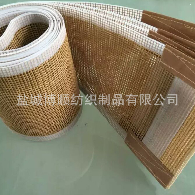 特氟龙网格输送带_厂家耐高温网格输送带uv光固化炉烘干线等