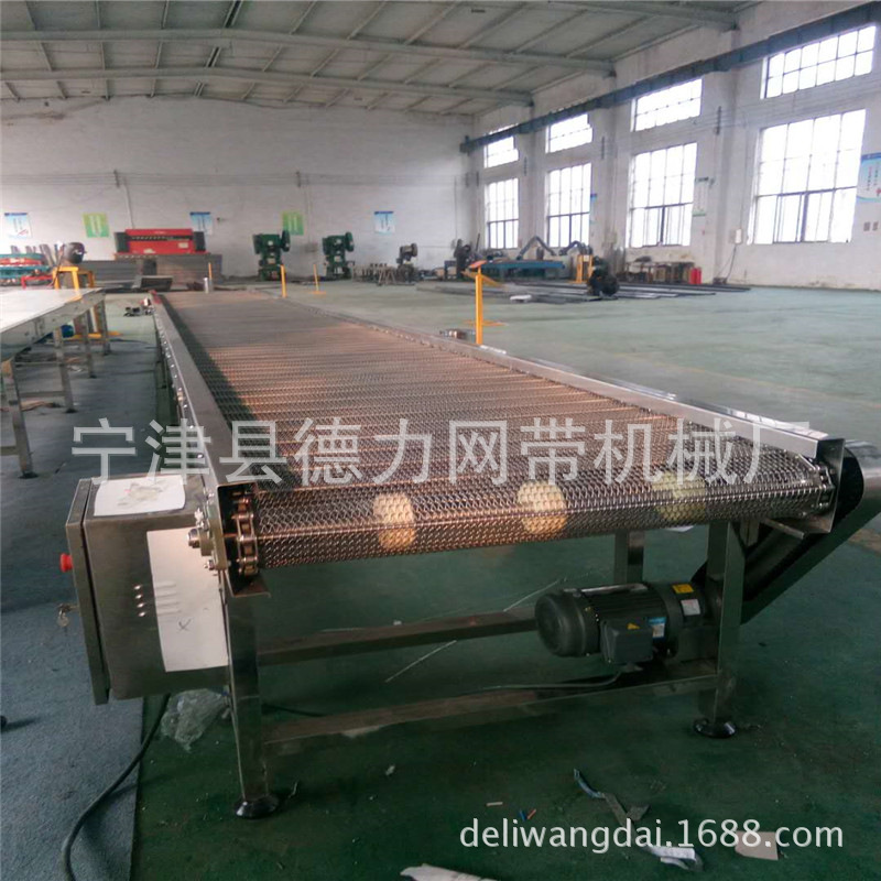 网带输送机_多层网带输送机特氟龙网带输送机地瓜清洗流水线不锈钢网链机