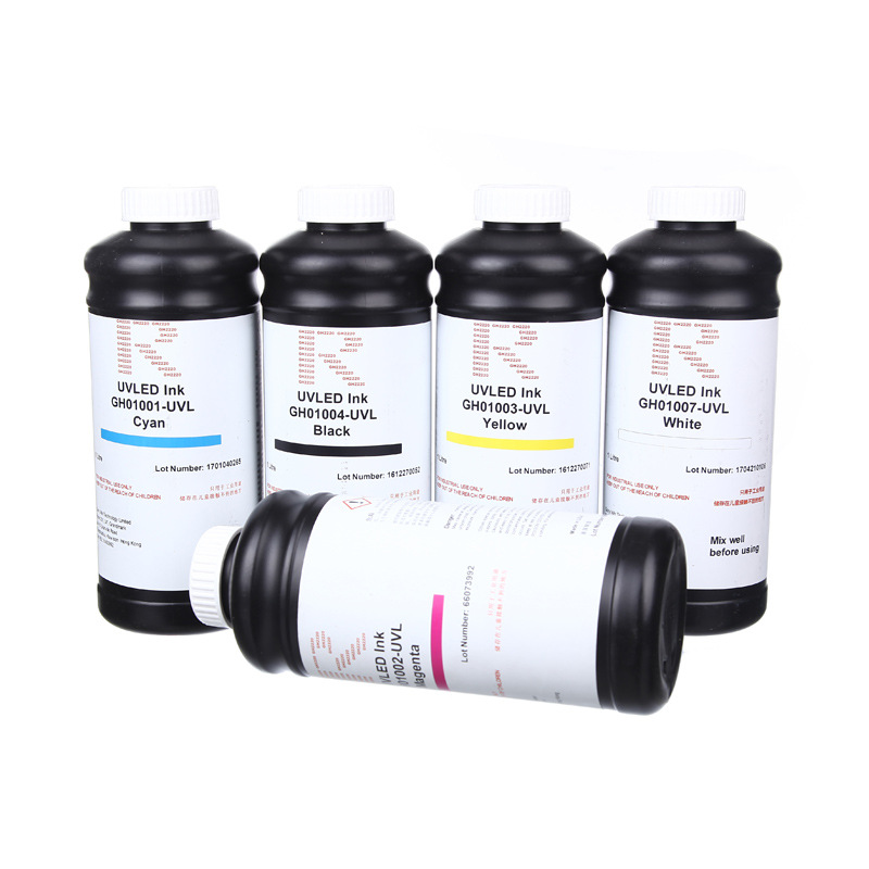 打印机uv墨_uv光固化led灯墨水小理光喷头打印机uv