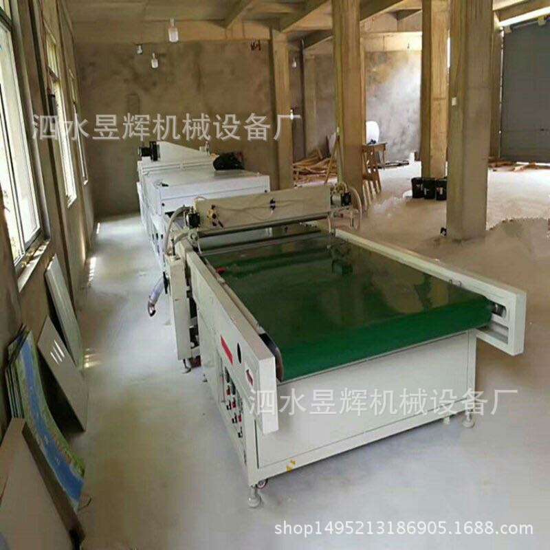 水性白底淋涂机_水性白底淋涂机简易uv高光淋涂固化机