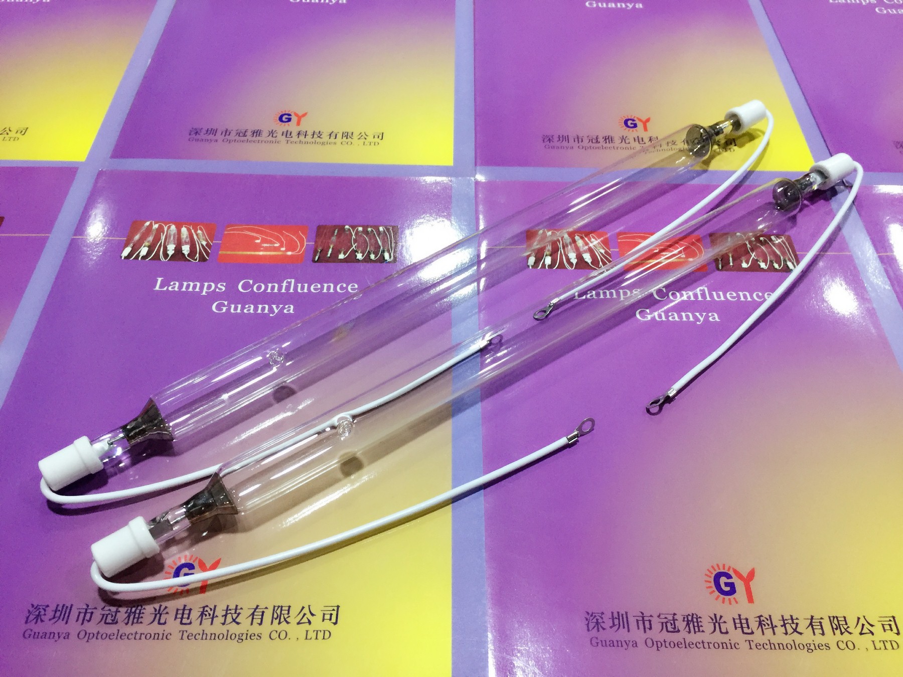 胶水固化灯管_紫外线uv胶水固化灯管uv油漆光固灯管3kw卤素汞灯管