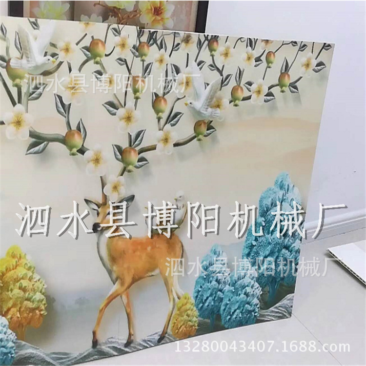 上漆机_背景墙uv高光全自动固化机木塑上漆光油机