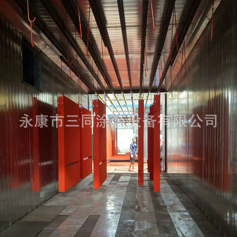 烤漆设备_定制五金产品烘道烤漆房隧道炉固化炉高温加热喷塑房烤箱设备