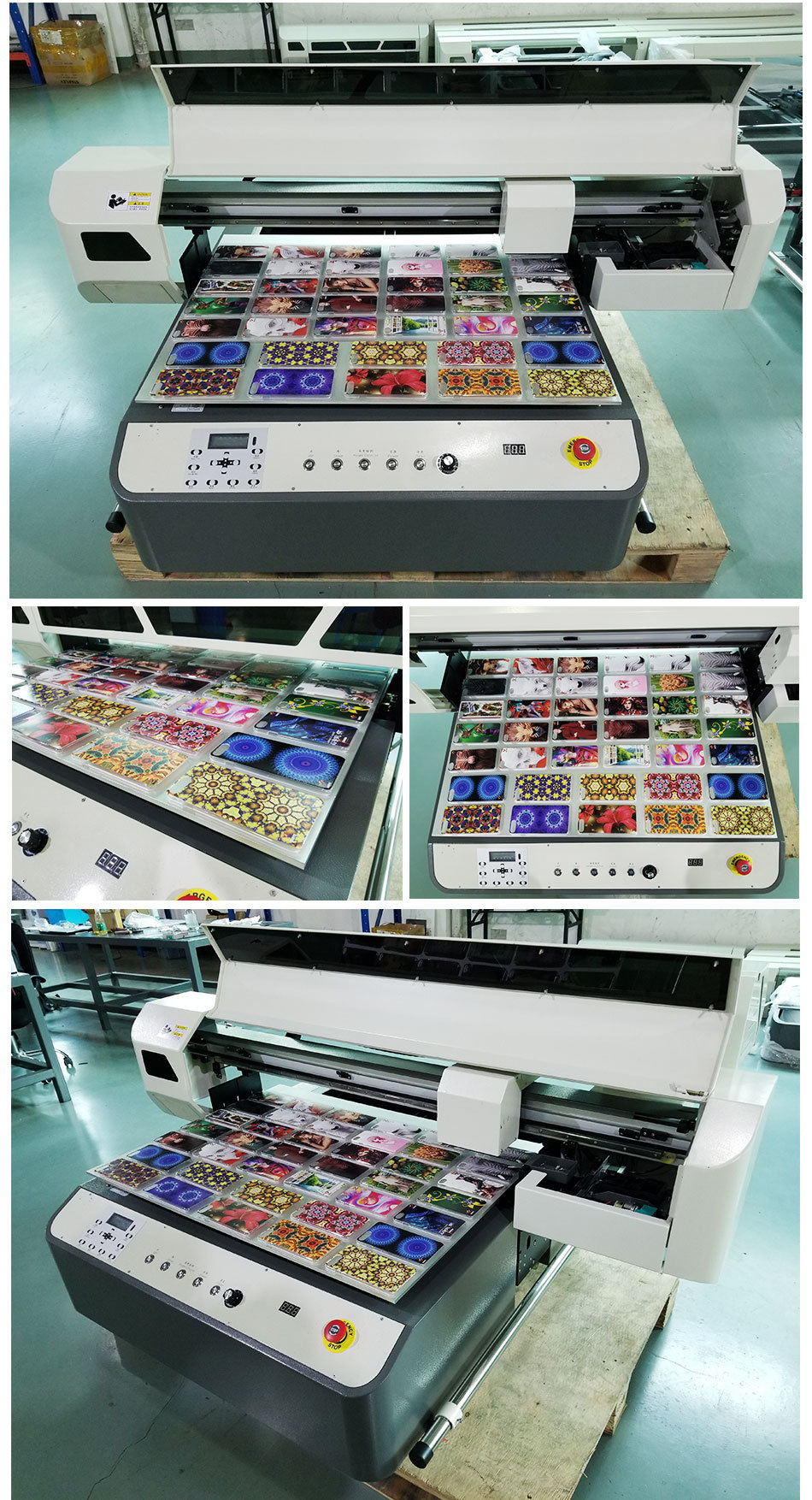 加工平板打印机_小型uv平板打印机手机壳亚克力浮雕印花机皮革智能打印