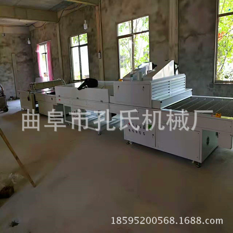 uv一体机_橱柜家具板材uv光油固化机流平机流水线一体机