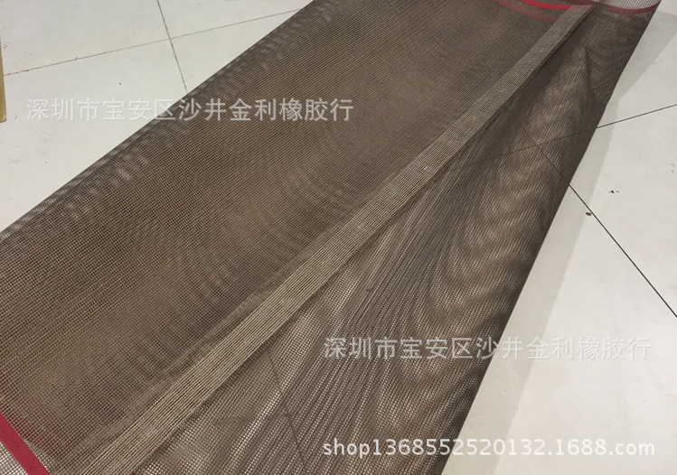 铁氟龙网格输送带_厂家直销4*4ptfe网带铁氟龙网格输送带特氟龙加工定制
