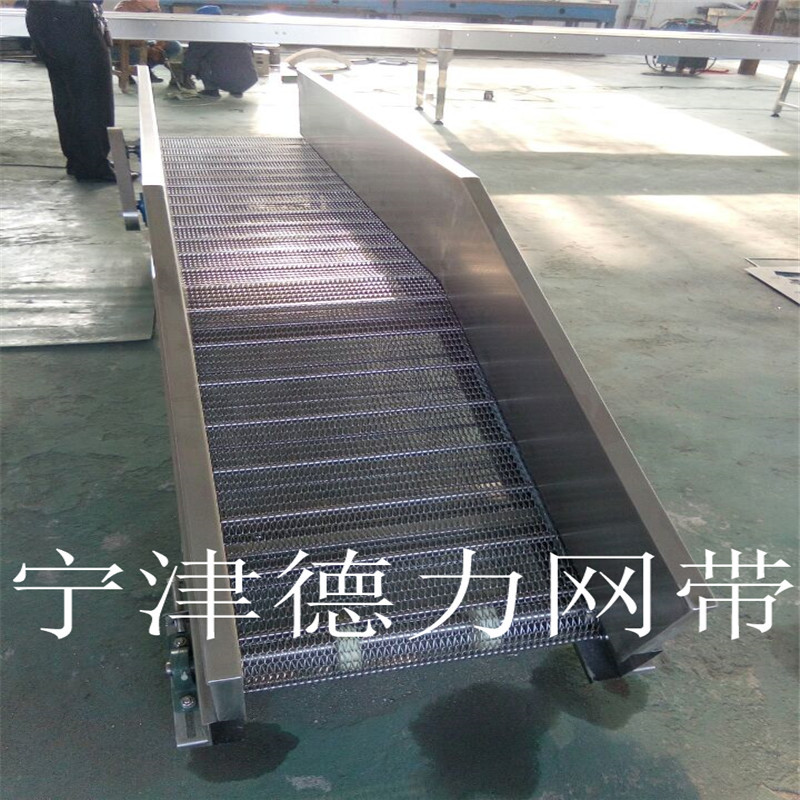 网带输送机_多层网带输送机特氟龙网带输送机地瓜清洗流水线不锈钢网链机