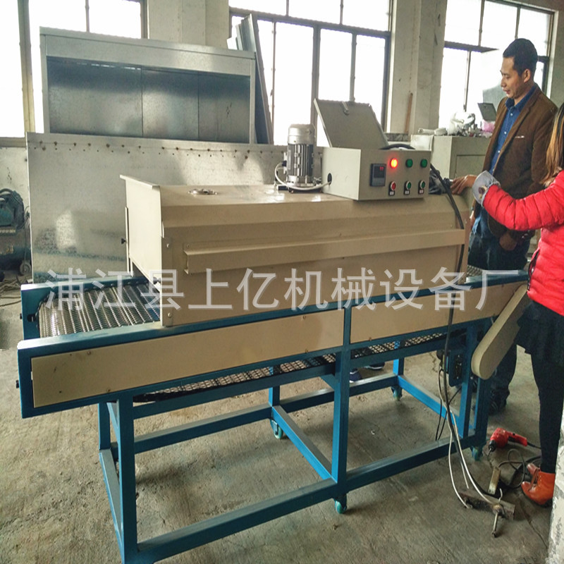 烘干固化设备_上亿机械非标订做红外线烘道烘干固化设备小型隧道炉流水线