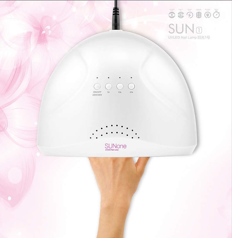 钰创合成美甲太阳灯48w光疗机uvled美甲灯sunone感应光疗灯