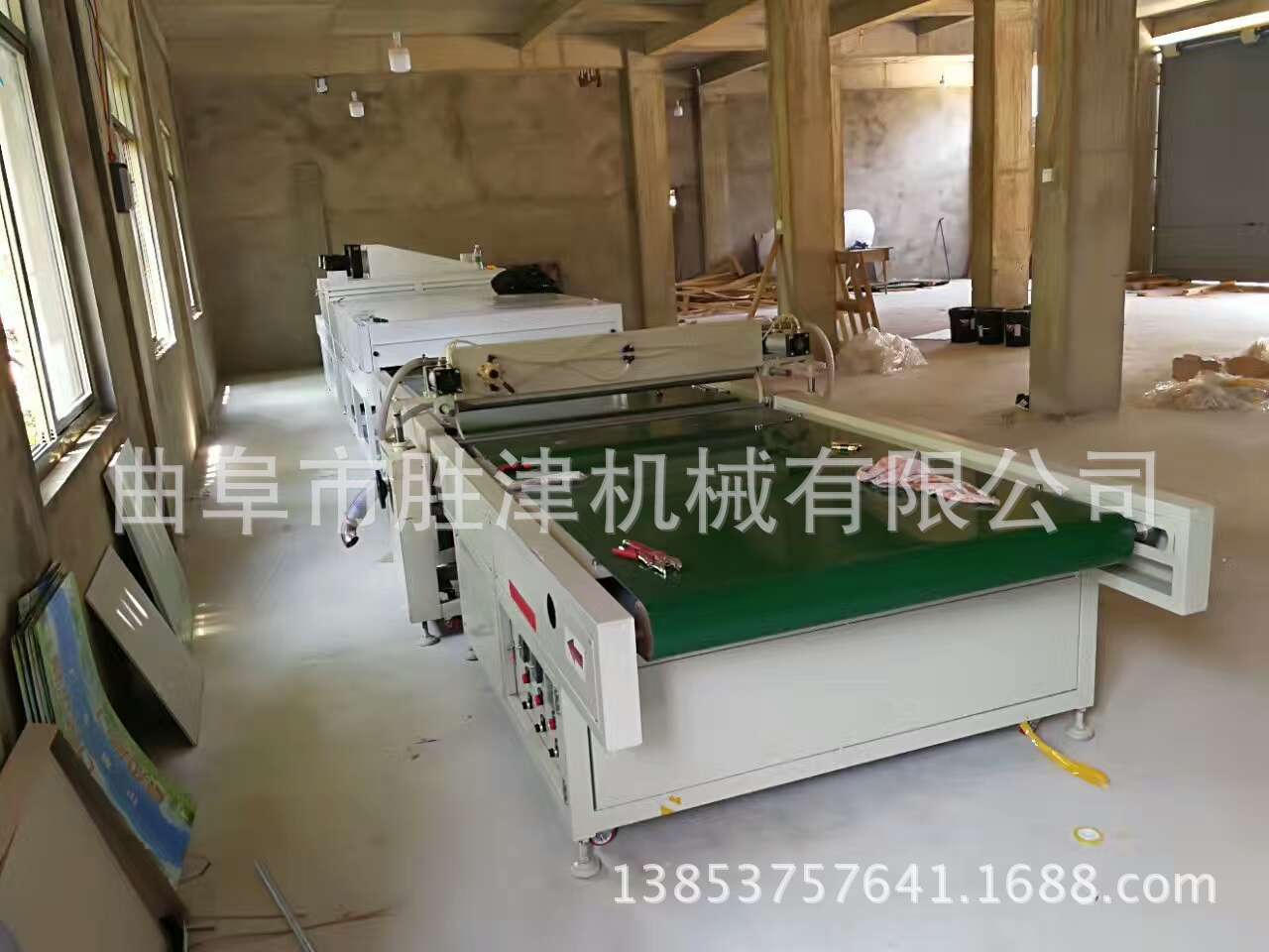 涂装机_瓷砖背景墙UV淋涂生产线亮光效果好无气泡固化一体机淋募机
