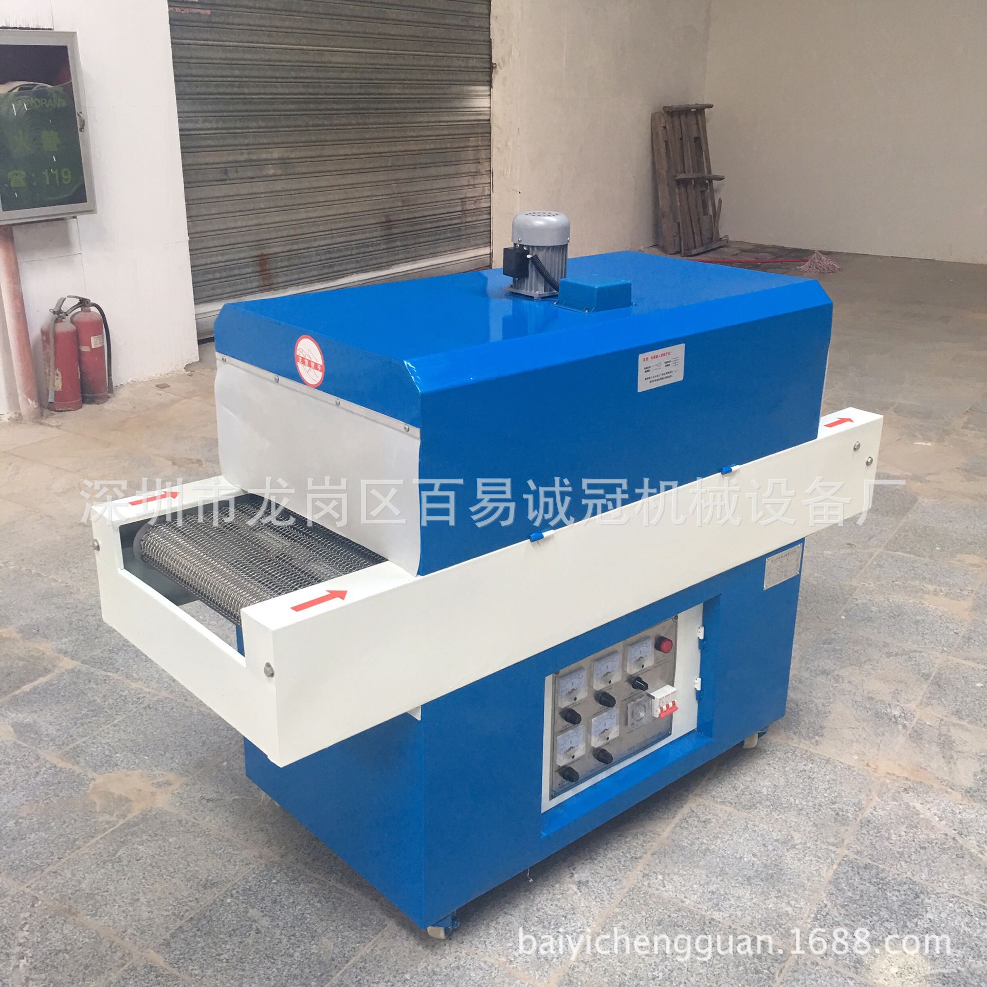 收缩膜包装机_供应工业小烤箱流水式烤箱工业化妆品盒收缩膜