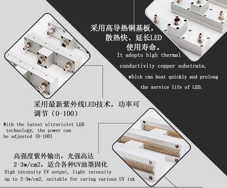 uvled固化灯_led灯平板uvled固化灯水冷uv固化灯卷材机