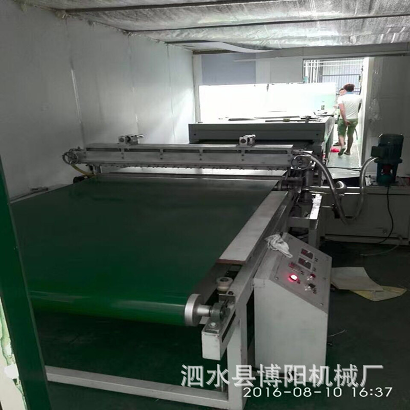 木塑地板UV光油淋幕机光油效果好的浮雕陶瓷背景墙UV淋涂固化机