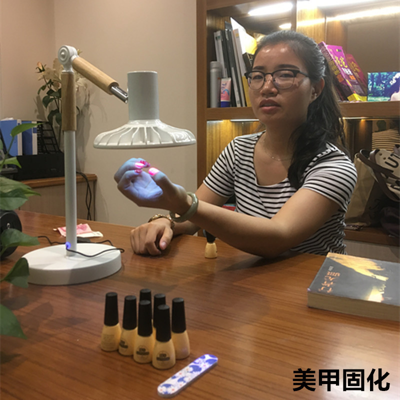 紫外线台灯_美甲LED台灯照明紫外线台灯UVLED美甲灯指甲光疗灯UV固化机