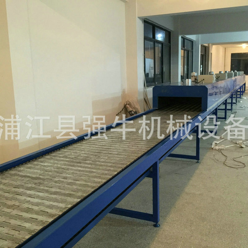 烘干固化设备_强牛机械供应热风循环隧道炉烘干线工业烘道输送固化箱隧道炉
