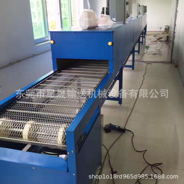 隧道炉烘干线_高品质塑胶五金喷油线高温隧道炉烘干线丝印