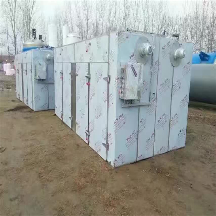 现货二手热风循环烘箱4门8车电加热烘箱箱式烘干机价格