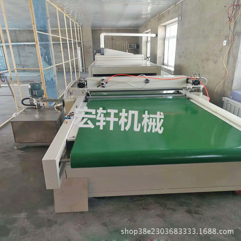 uv淋幕机_瀑式淋涂机uv光油面漆淋幕机瓷砖淋涂固化机
