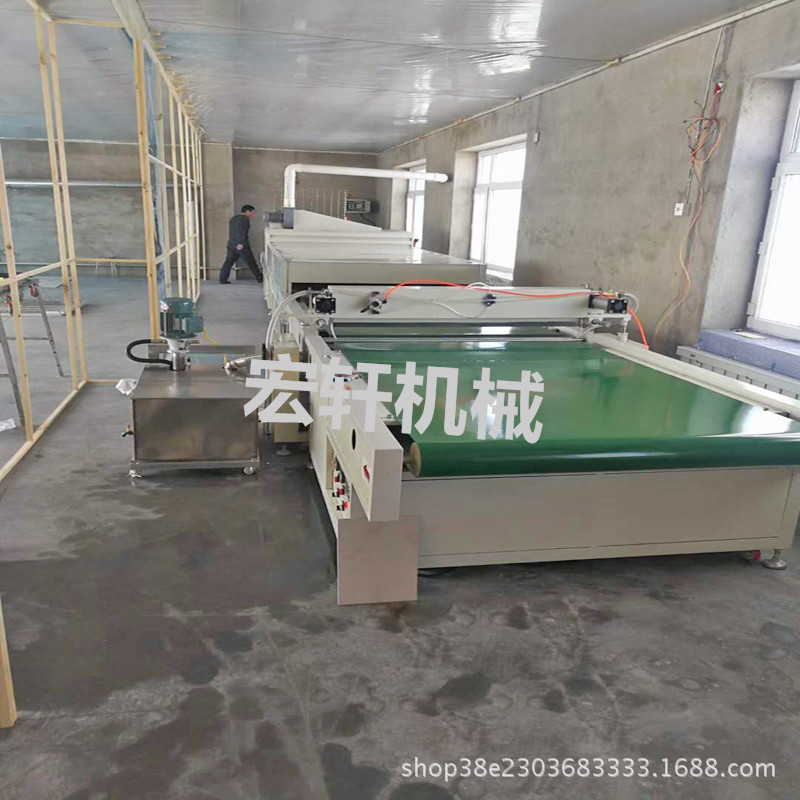 uv淋幕机_瀑式淋涂机uv光油面漆淋幕机瓷砖淋涂固化机