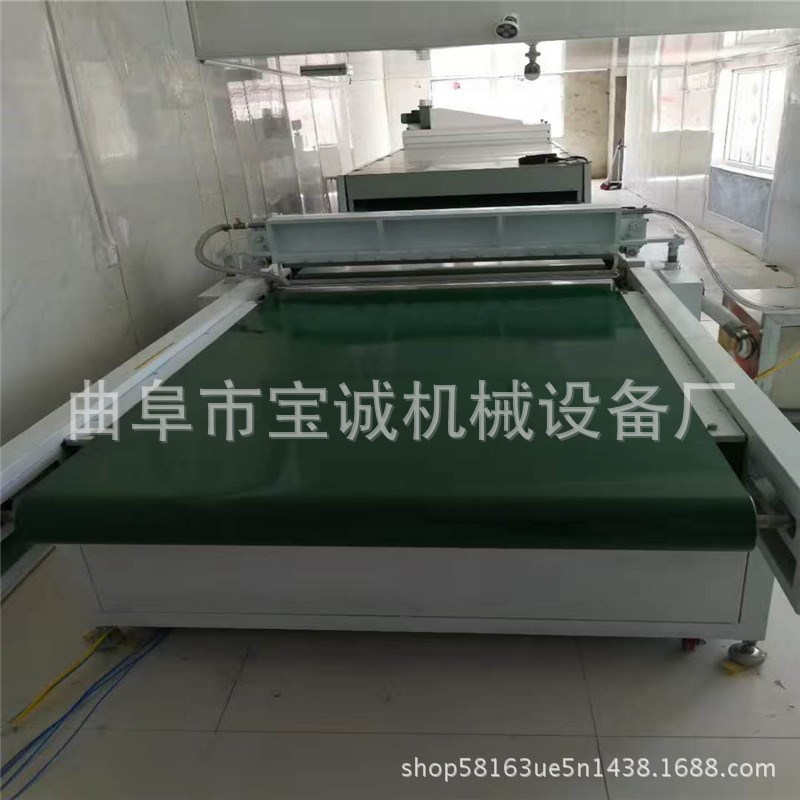 uv光固淋涂机_厂家直销电视护墙板高光光油机膜压固化机uv光固