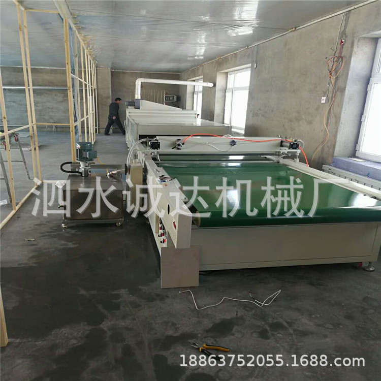 烘干固化设备_天然石材淋涂固化机加流平加重大理石淋涂淋幕机板材淋漆机