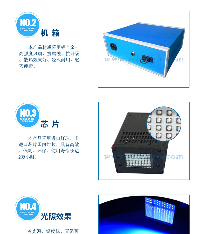 定制uvled固化机_厂家批发uv固化机uvled395nm波长led